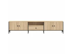 vidaXL TV-Schrank mit Schublade Sonoma-Eiche 200x25x44cm Holzwerkstoff