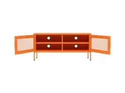 vidaXL TV-Schrank Orange 105x35x50 cm Stahl