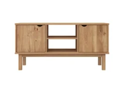 vidaXL TV-Schrank OTTA 113,5x43x57 cm Massivholz Kiefür