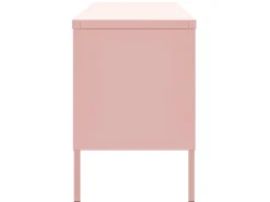 vidaXL TV-Schrank Rosa 105x35x50 cm Stahl