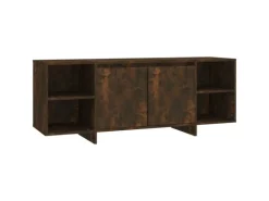 vidaXL TV-Schrank Räuchereiche 130x35x50 cm Holzwerkstoff