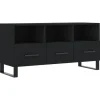 vidaXL TV-Schrank Schwarz 102x36x50 cm Holzwerkstoff Modell 3
