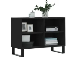 vidaXL TV-Schrank Schwarz 69,5x30x50 cm Holzwerkstoff Modell 2