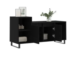 vidaXL TV-Schrank Schwarz 100x35x55 cm Holzwerkstoff Modell 4