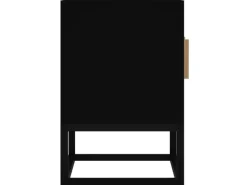 vidaXL TV-Schrank Schwarz 105x30x45 cm Holzwerkstoff und Eisen