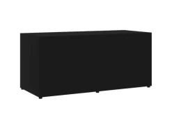 vidaXL TV-Schrank Schwarz 80x34x36 cm Holzwerkstoff
