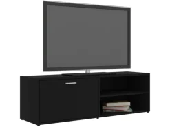 vidaXL TV-Schrank Schwarz 120x34x37 cm Holzwerkstoff Modell 1