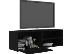 vidaXL TV-Schrank Schwarz 120x34x37 cm Holzwerkstoff Modell 1