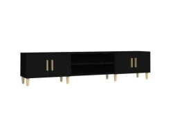 vidaXL TV-Schrank Schwarz 180x31,5x40 cm Holzwerkstoff Modell 1
