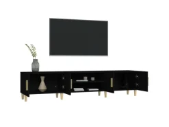 vidaXL TV-Schrank Schwarz 180x31,5x40 cm Holzwerkstoff Modell 1
