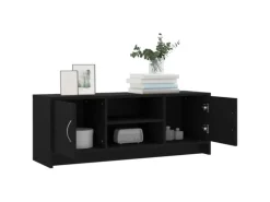 vidaXL TV-Schrank Schwarz 102x30x37,5 cm Holzwerkstoff