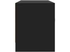 vidaXL TV-Schrank Schwarz 102x30x37,5 cm Holzwerkstoff