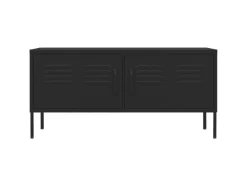 vidaXL TV-Schrank Schwarz 105x35x50 cm Stahl Modell 1
