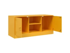 vidaXL TV-Schrank Senfgelb 99x39x44 cm Stahl Modell 3