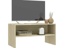 vidaXL TV-Schrank Sonoma-Eiche 80x40x40 cm Holzwerkstoff