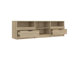 vidaXL TV-Schrank Sonoma-Eiche 150x33,5x45 cm Holzwerkstoff