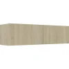 vidaXL TV-Schrank Sonoma-Eiche 120x30x30 cm Holzwerkstoff