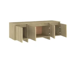 vidaXL TV-Schrank Sonoma-Eiche 120x30x40,5 cm Holzwerkstoff