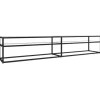 vidaXL TV-Schrank Transparent 220x40x40,5 cm Hartglas