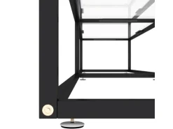 vidaXL TV-Schrank Transparent 220x40x40,5 cm Hartglas