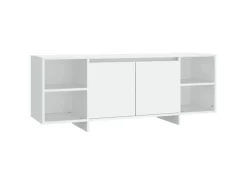 vidaXL TV-Schrank Weiß 130x35x50 cm Holzwerkstoff