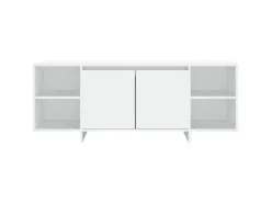 vidaXL TV-Schrank Weiß 130x35x50 cm Holzwerkstoff