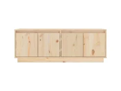 vidaXL TV-Schrank 110x34x40 cm Massivholz Kiefür