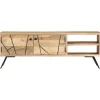 vidaXL TV-Schrank 110x30x40 cm Mango Massivholz