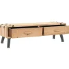 vidaXL TV-Schrank 110x33x35 cm Massivholz Tanne