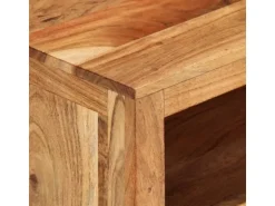 vidaXL TV-Schrank 88x35x40 cm Massivholz Akazie