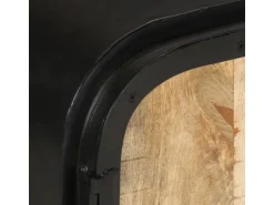 vidaXL TV-Schrank 110x30x45 cm Raues Mangoholz Modell 3
