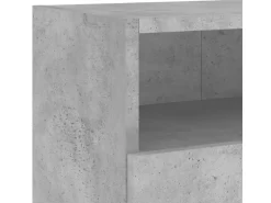 vidaXL TV-Wandschrank Betongrau 100x30x30 cm Holzwerkstoff