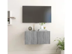 vidaXL TV-Wandschrank Grau Sonoma 60x30x30 cm Holzwerkstoff 1