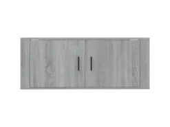 vidaXL TV-Wandschrank Grau Sonoma 100x34,5x40 cm