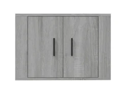 vidaXL TV-Wandschrank Grau Sonoma 57x34,5x40 cm