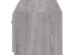 vidaXL TV-Wandschrank mit LED-Leuchten Grau Sonoma 80x35x31 cm