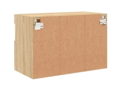 vidaXL TV-Wandschrank mit LED-Leuchten Sonoma-Eiche 60x30x40 cm