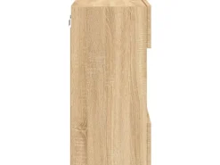 vidaXL TV-Wandschrank mit LED-Leuchten Sonoma-Eiche 40x30x60,5 cm