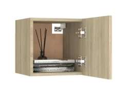 vidaXL TV-Wandschrank Sonoma-Eiche 30,5x30x30 cm