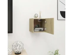 vidaXL TV-Wandschrank Sonoma-Eiche 30,5x30x30 cm