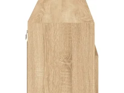 vidaXL TV-Wandschrank Sonoma-Eiche 100x30x30 cm Holzwerkstoff