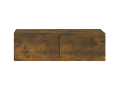 vidaXL TV-WandSchränke 2 Stk. Räuchereiche 100x30x30 cm Holzwerkstoff Modell 1