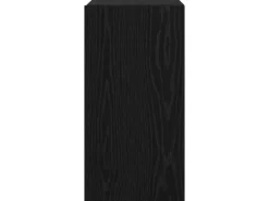 vidaXL Wand TV Schrank Schwarz Eichen-Optik 30,5 x 30 x 60 cm 875069