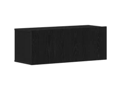 vidaXL Wand TV Schrank Schwarz Eichen-Optik Holzwerkstoff 3393271