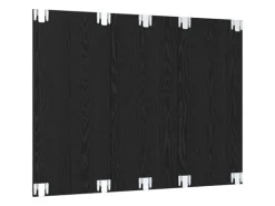 vidaXL Wand TV Schrank Schwarz Eichen-Optik 120 x 23,5 x 90 cm 875187