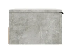vidaXL Wand-Nachttisch Betongrau 34x30x20 cm