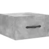 vidaXL Wand-Nachttisch Betongrau 35x35x20 cm Modell 7