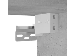vidaXL Wand-Nachttisch Betongrau 35x35x20 cm Modell 7