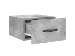 vidaXL Wand-Nachttisch Betongrau 35x35x20 cm Modell 7