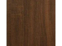 vidaXL Wand-Nachttisch Braun Eiche 35x30x51 cm Holzwerkstoff